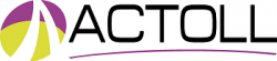 Actoll - Logo - Solutions billettiques, SAEIV, Administration de systèmes billettiques, péage autoroutier